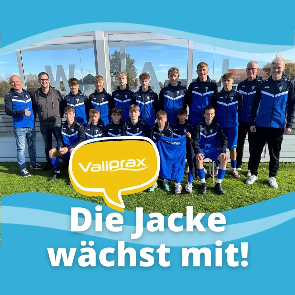 Neue Trainingsjacken für die B1