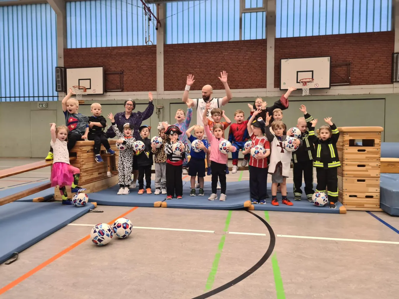 Karneval im Training!